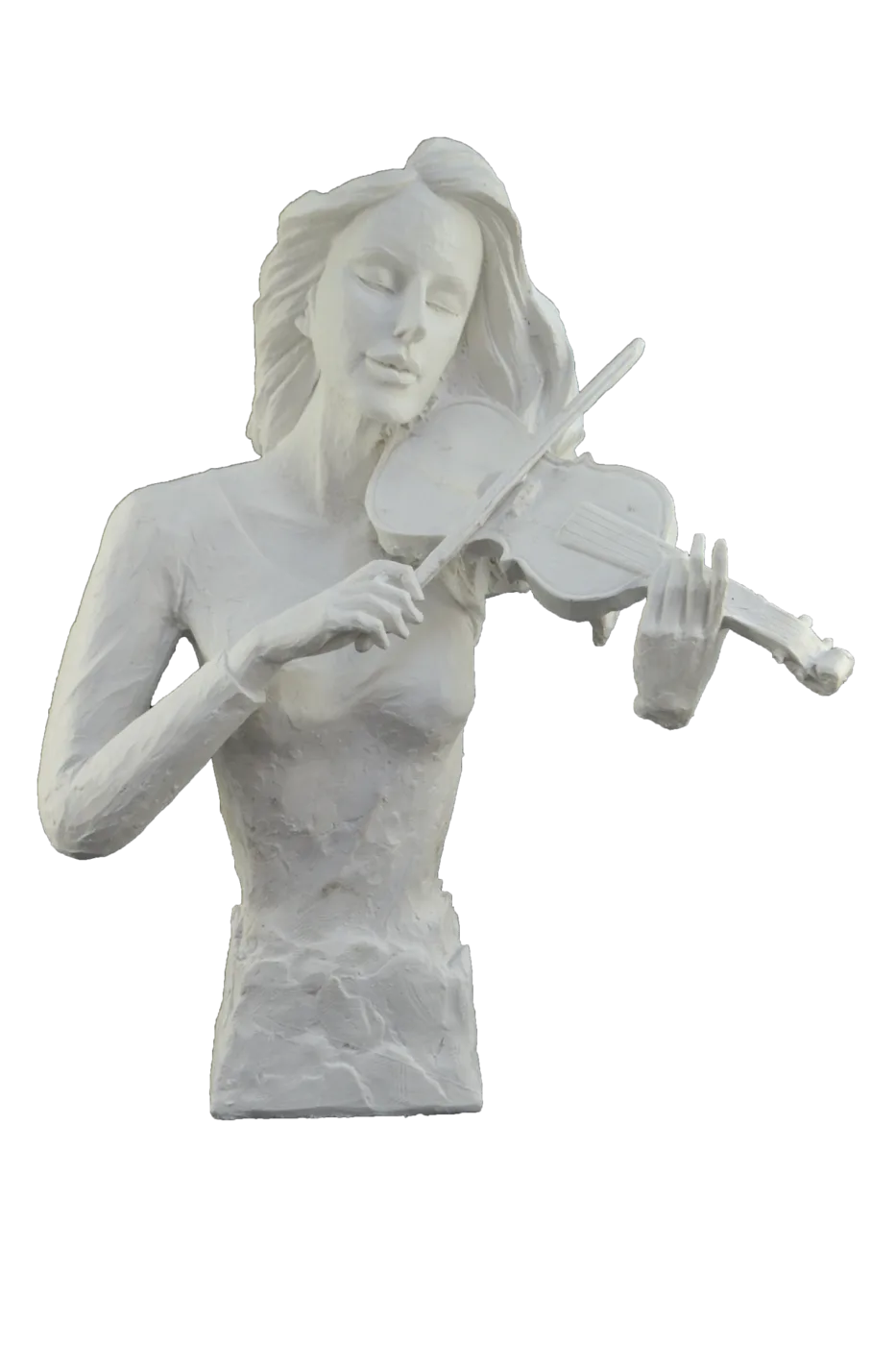 Keman Çalan Kadın — Soyut Objeler — 46X33 CM
