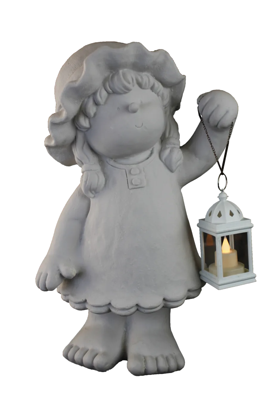 Lantern-bearing Girl — Garden Group — 48x30 cm