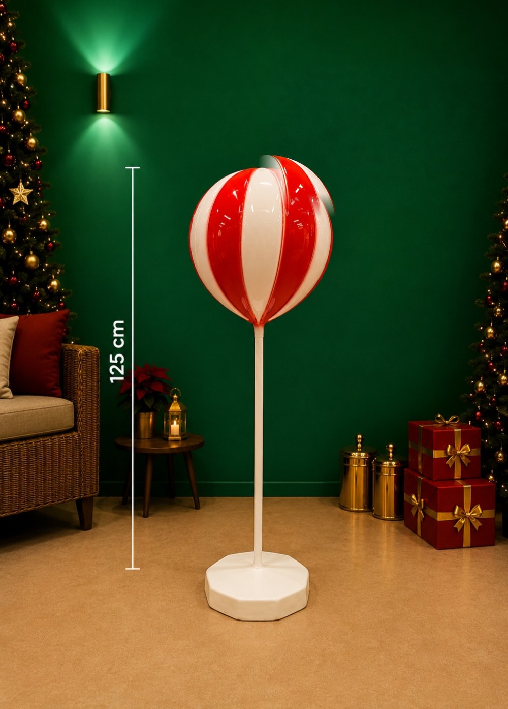 Striped Candy Ball – 125 cm