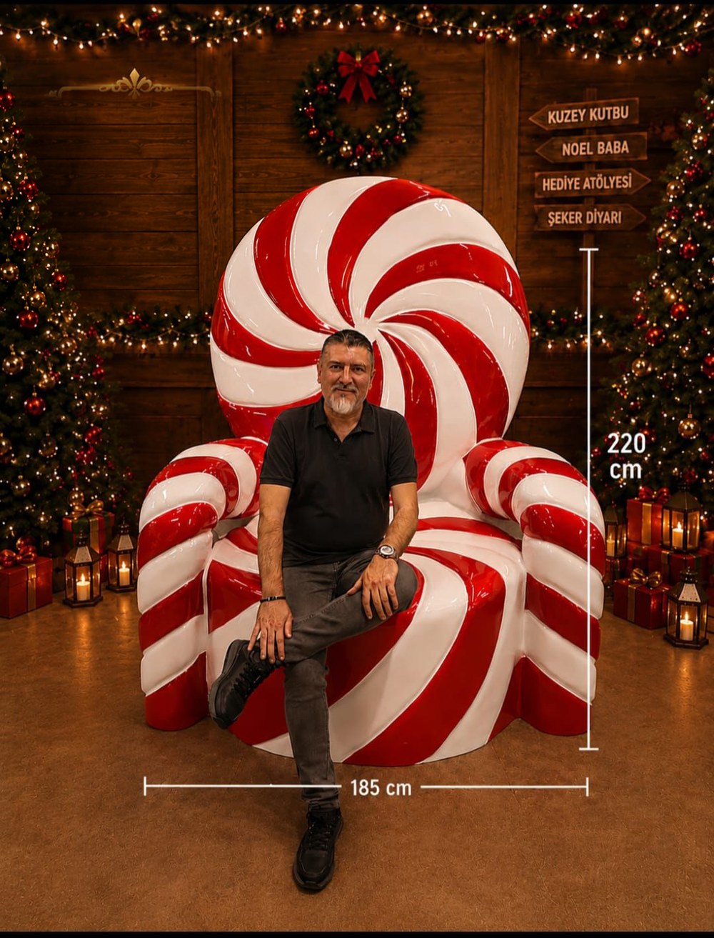 Candy Land Photo Seat – 220 × 185 cm