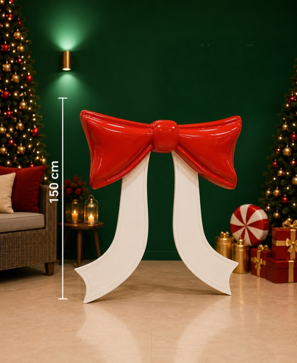 Giant Red Bow – 150 cm