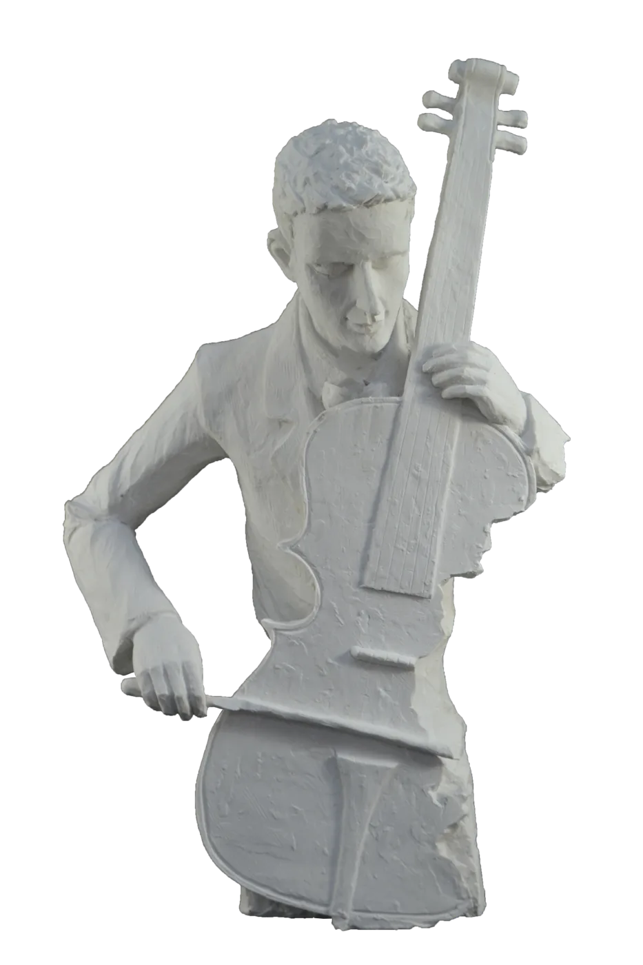 Viyolonsel Çalan Adam — Soyut Objeler — 46X33 CM