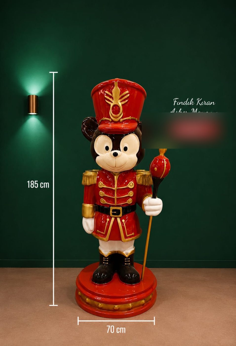 Nutcracker Soldier Mouse – 185 × 70 cm