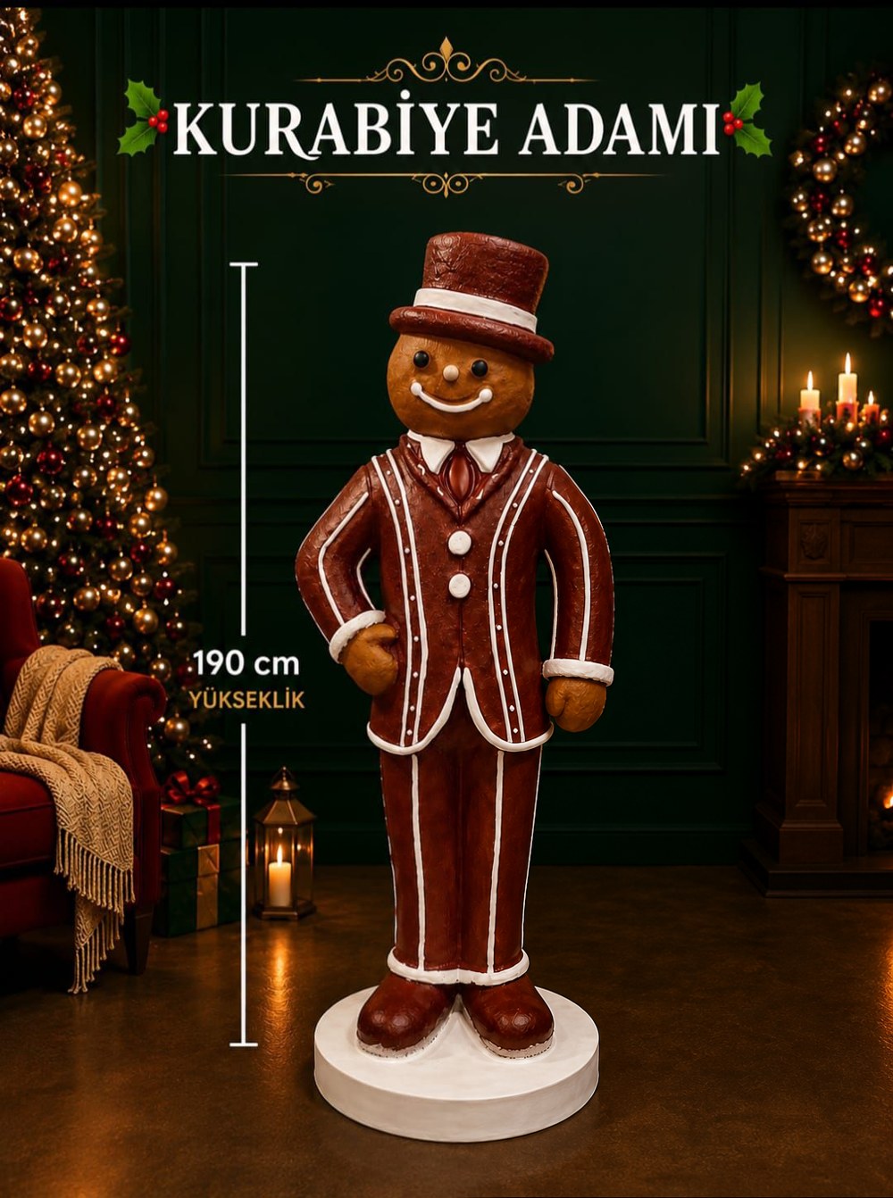 Gingerbread Gentleman – 190 cm