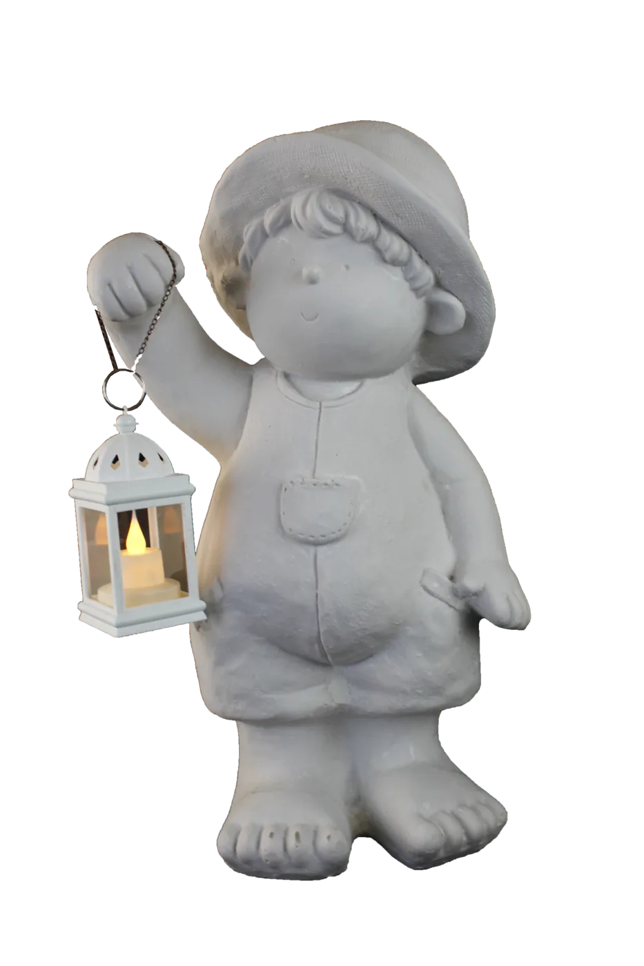 Lantern-bearing Boy — Garden Group — 47x27 cm