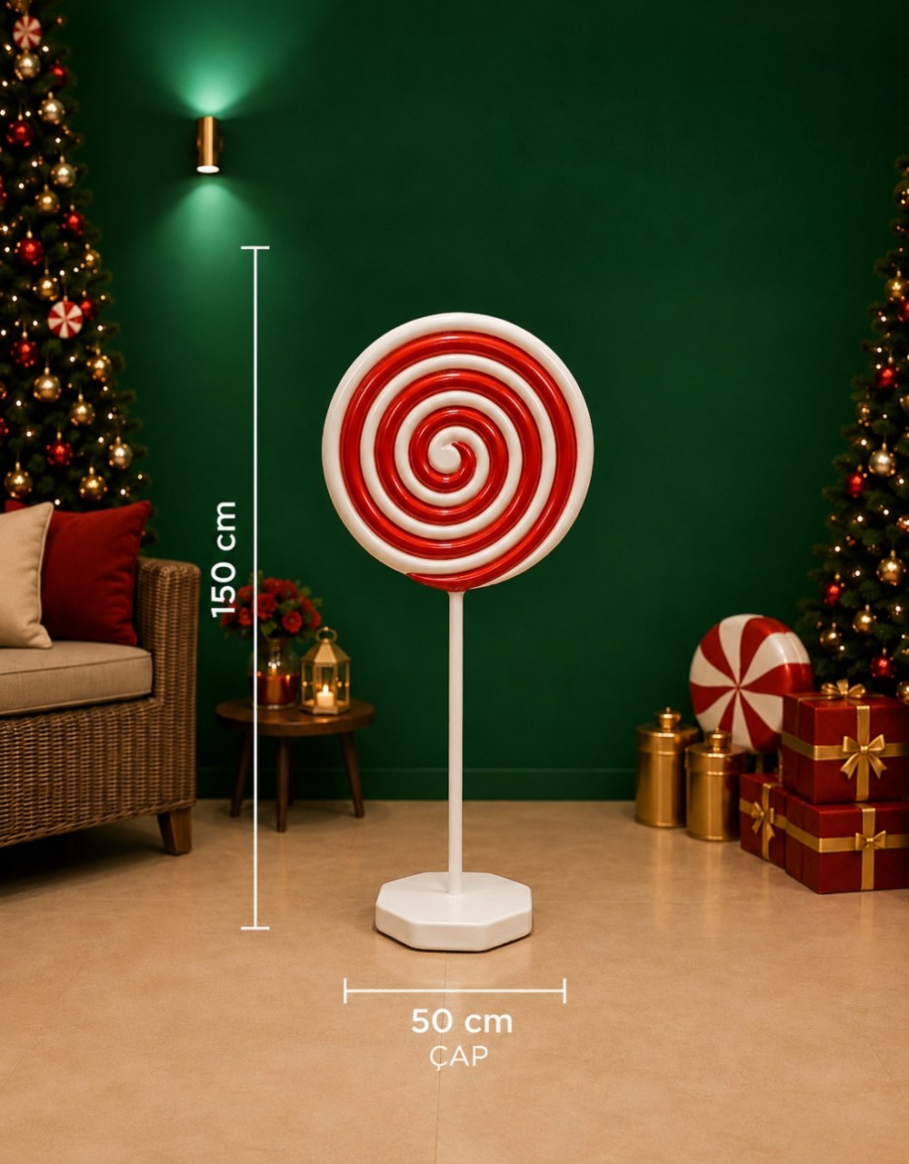 Giant Lollipop – 150 cm · Ø50 cm